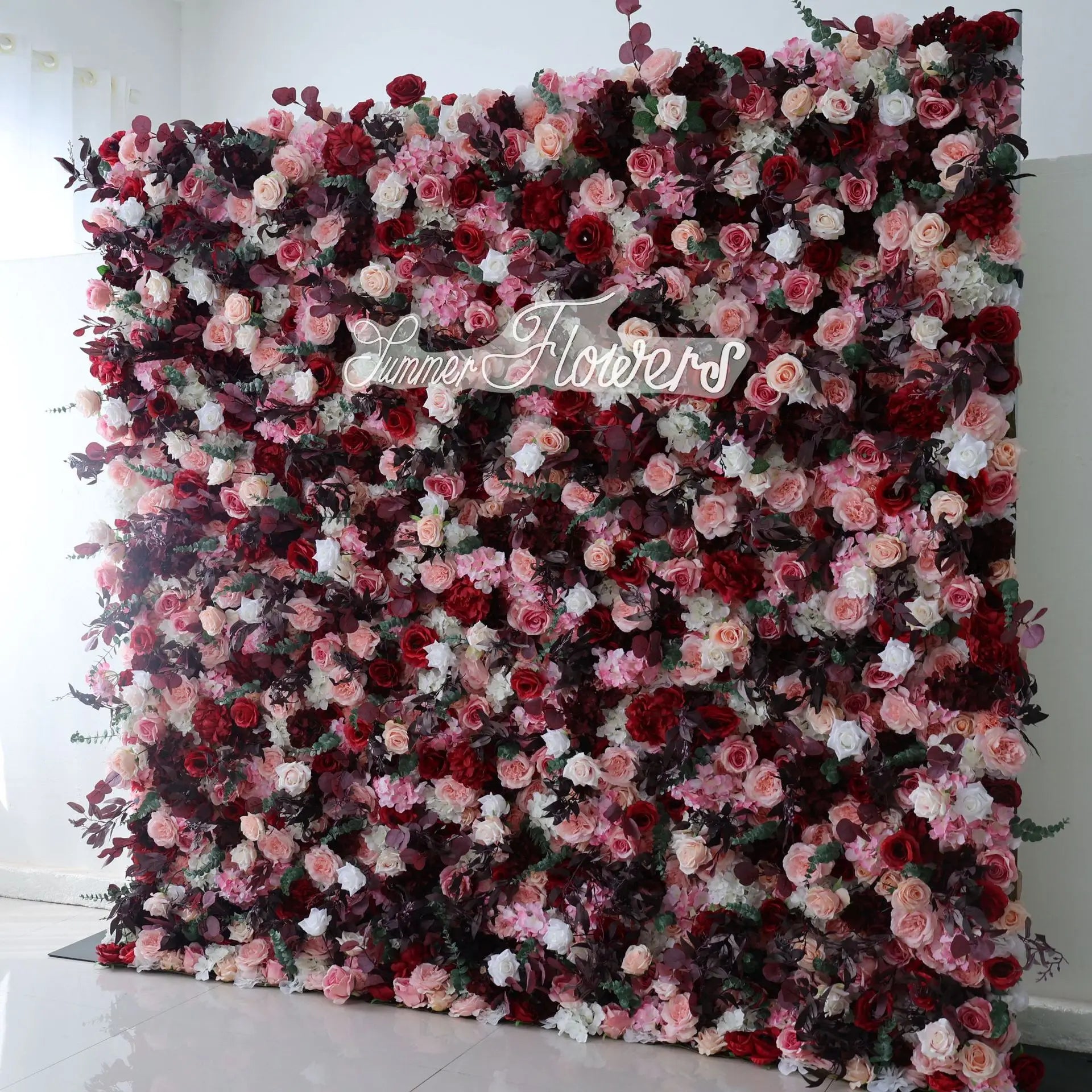 Luxury Rose Floral Wall Backdrop Event Decor