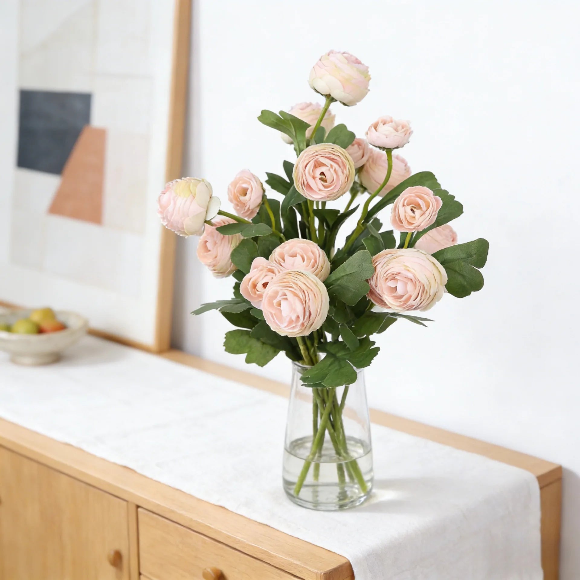 Lotus Rose Floral Decor Stem