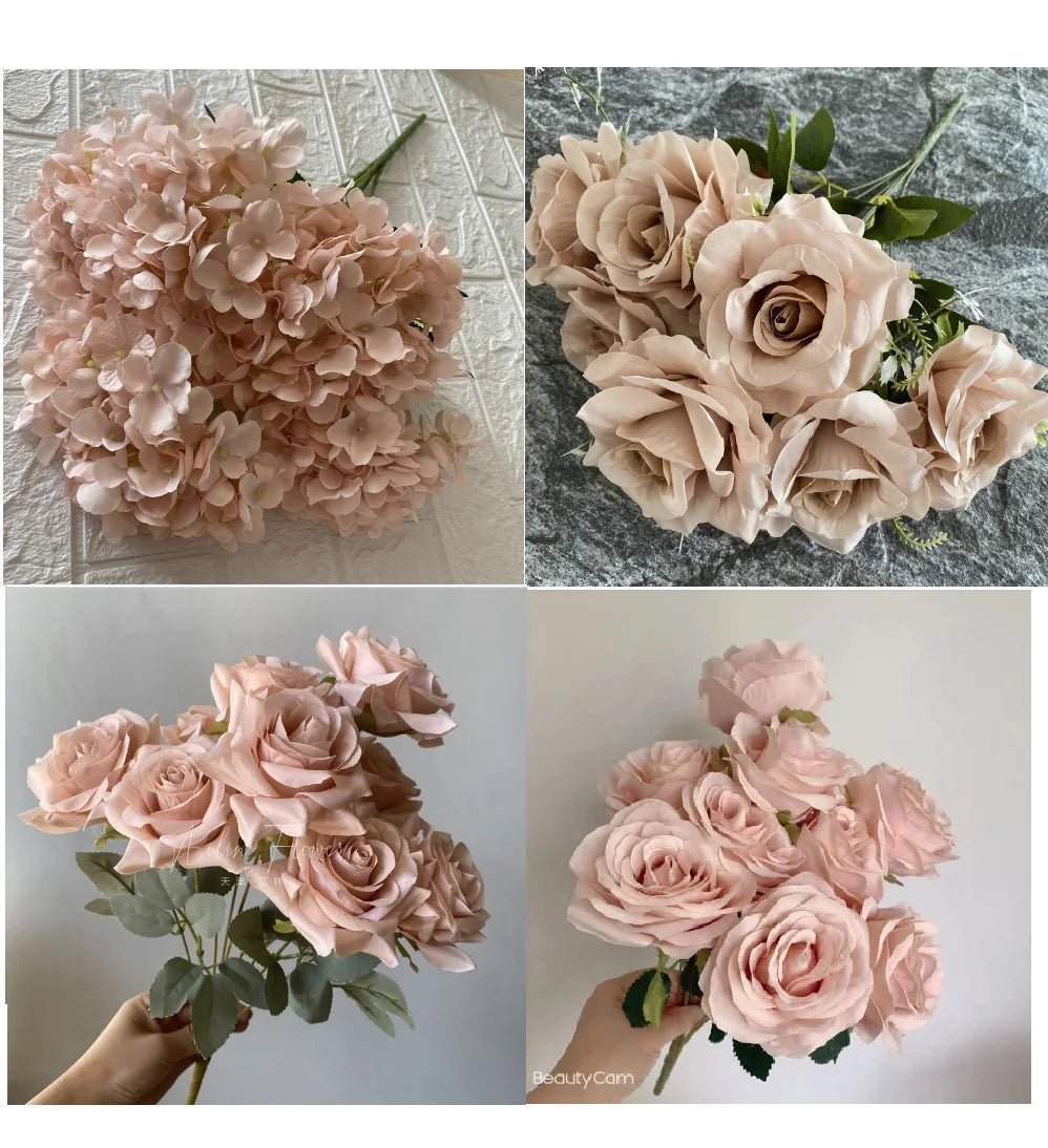 Real Touch Pastel Silk Flowers