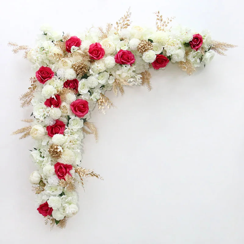 Boho Rose & Hydrangea Wedding Floral Arrangement – 4 Colors
