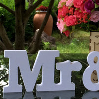Wedding Anniversary Wedding Decoration Letter Ornament Wedding Table Mr & Mrs Mr & Mrs Signs Venue Decorations