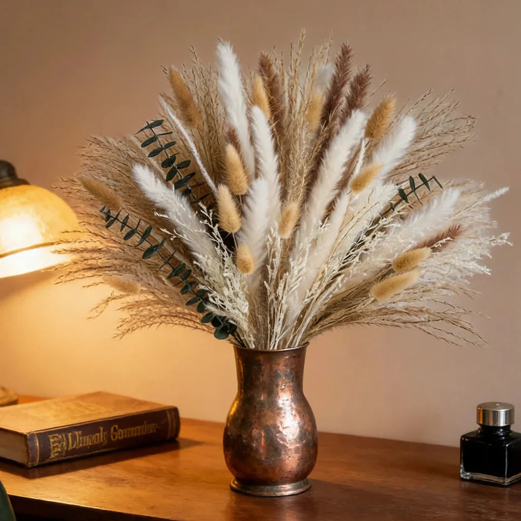 Natural Pampas Grass Decor Bundle