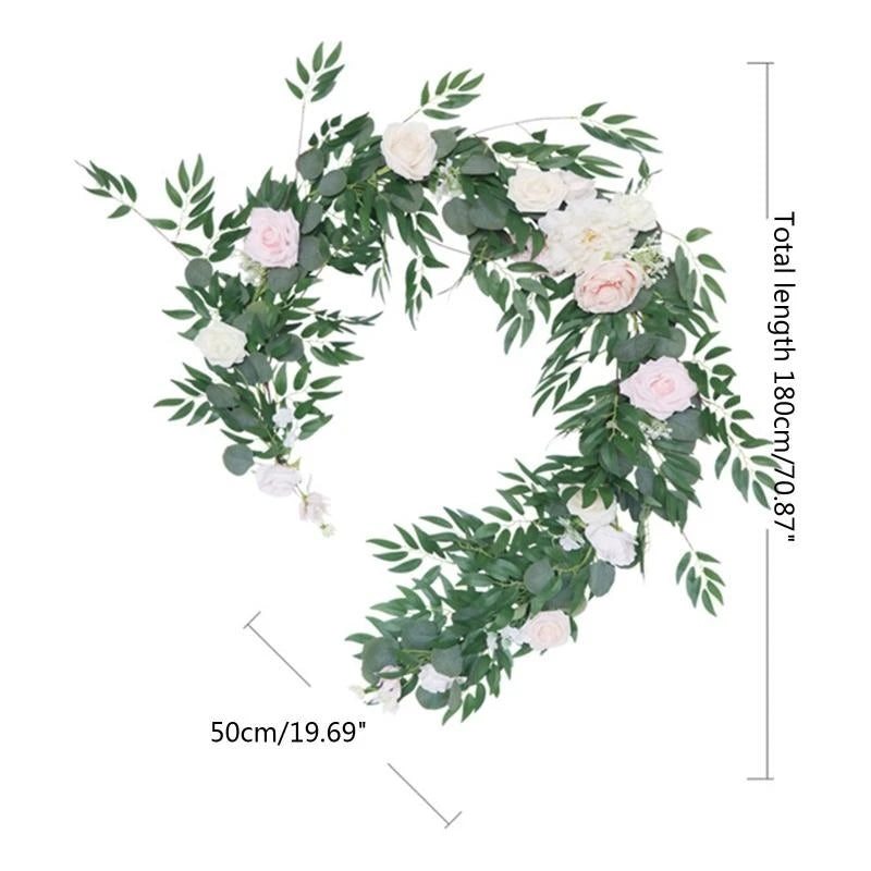 Green Leaf Rattan Vine Garland