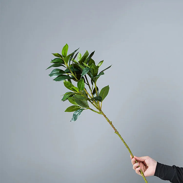 17.7in Faux Gardenia Flower Stem