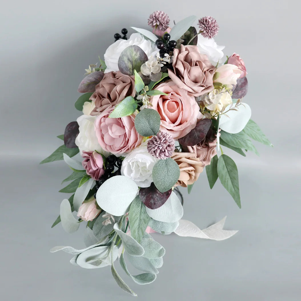 Romantic Silk Wedding Bouquet