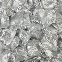 500Ps 5*5CM Artificial White Rose Petal For Wedding Party Decoration Romantic Flower Silk Petals Rosas Para Casamento Supplies