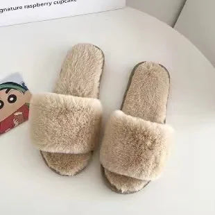Personalized Fluffy Slippers For the Wedding Party