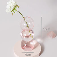 Pink Wedding Table Centerpieces Candle Holder Wedding Decoration Flower Vase Home Decoration Accessories Vases Room Decor