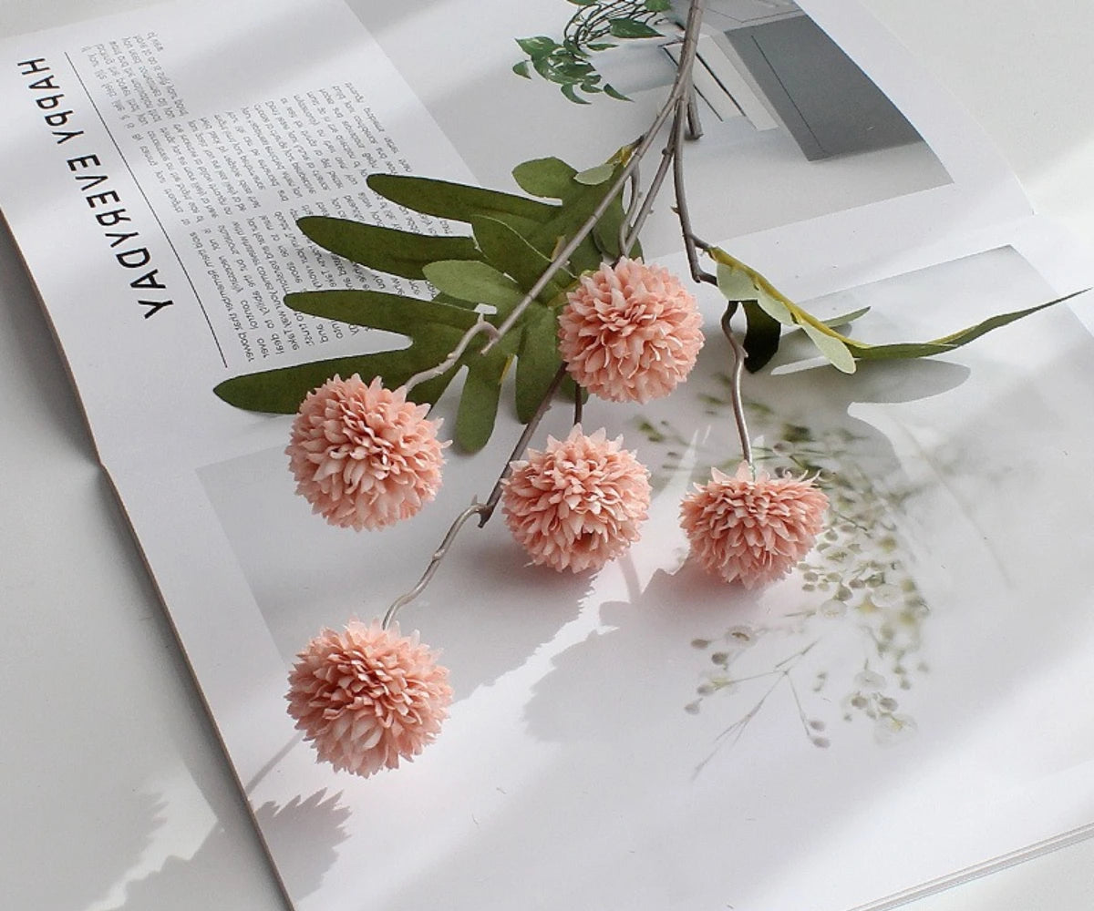 Autumn Dandelion Decorative Flower Stem