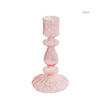 Pink Wedding Table Centerpieces Candle Holder Wedding Decoration Flower Vase Home Decoration Accessories Vases Room Decor