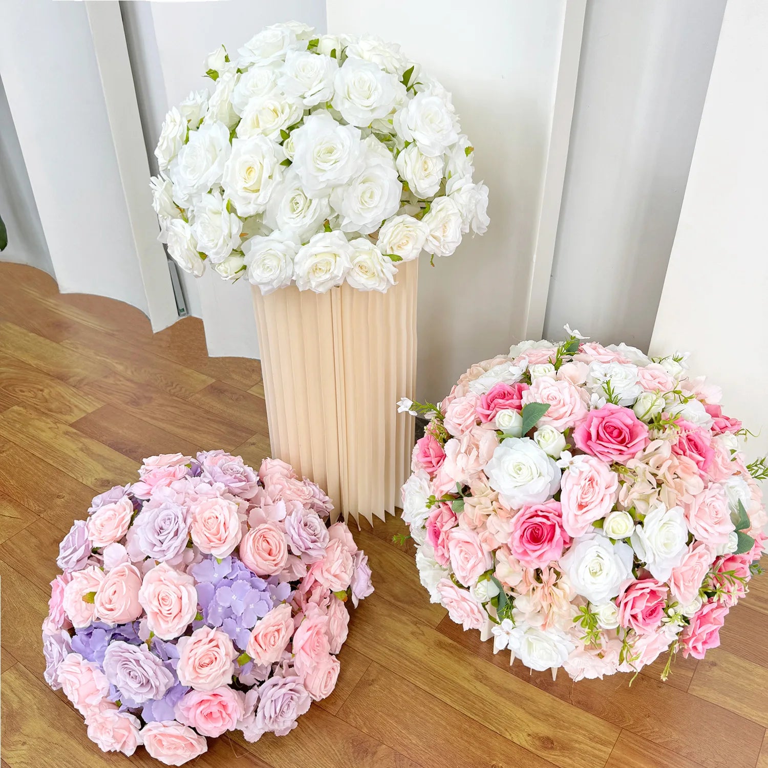 Premium Rose Floral Ball Wedding Table Decor