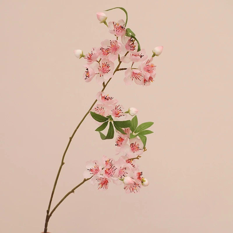 32in Artificial Peach Blossom Branch