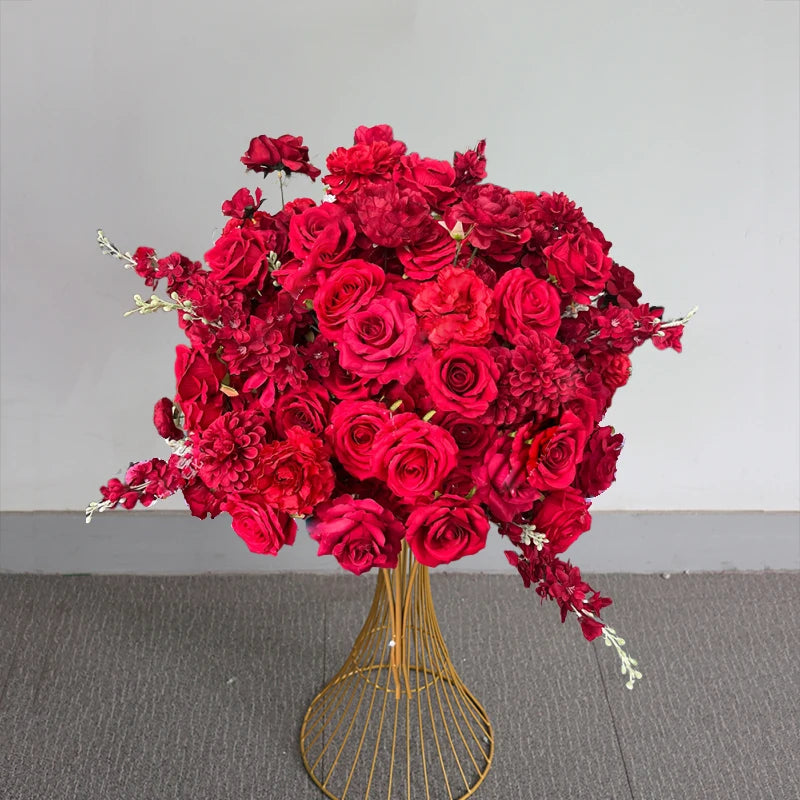 Premium Rose Flower Ball Event Decoration Piece