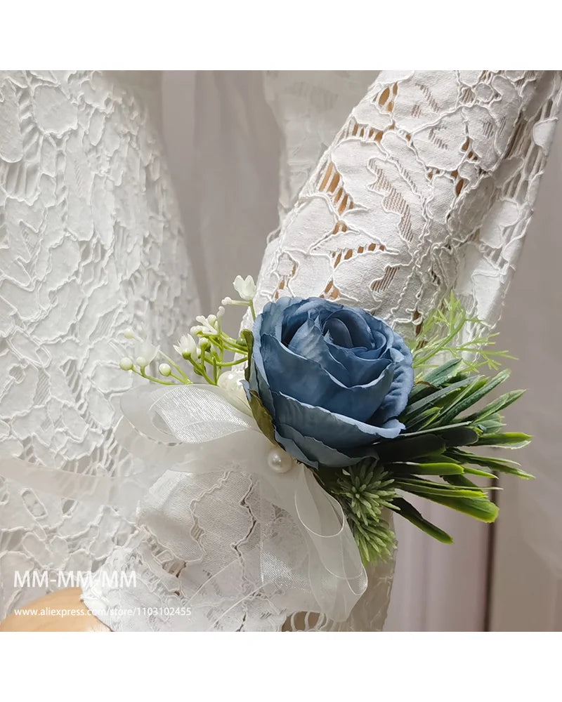 Wedding Boutonniere Corsage Set