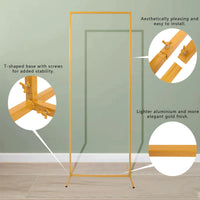 Wedding Arch Metal Iron Backdrop Stand Wedding Floral Decoration Props Birthday Party Balloon Arch Backdrop Stand Baby Shower