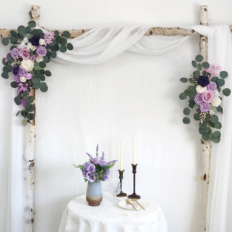 Arch Flower Swag Wedding Decoration Rose Floral