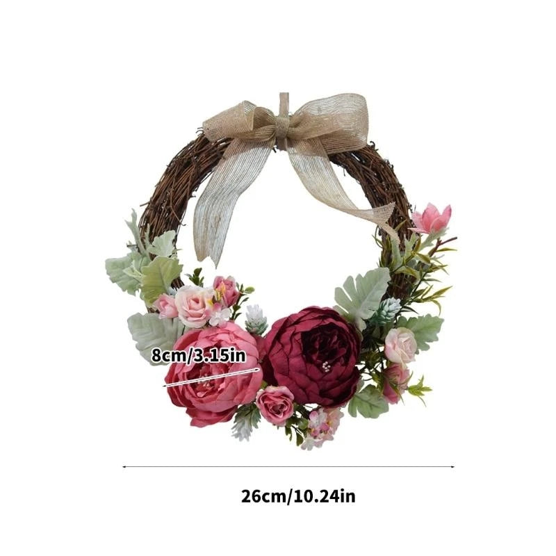 Spring Floral Vine Door Wreath