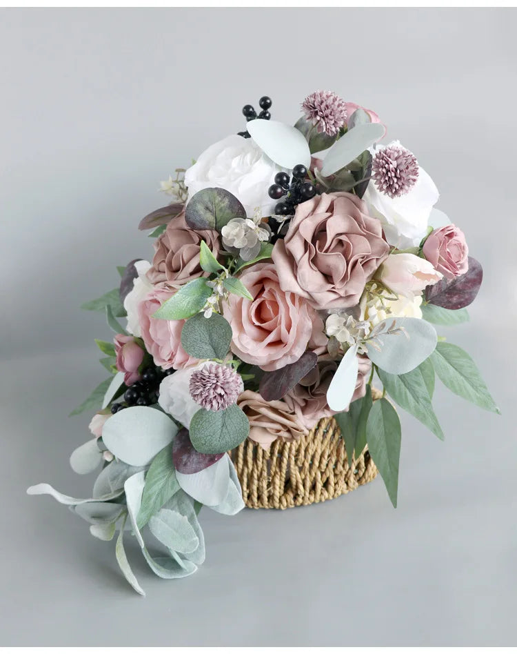 Romantic Silk Wedding Bouquet