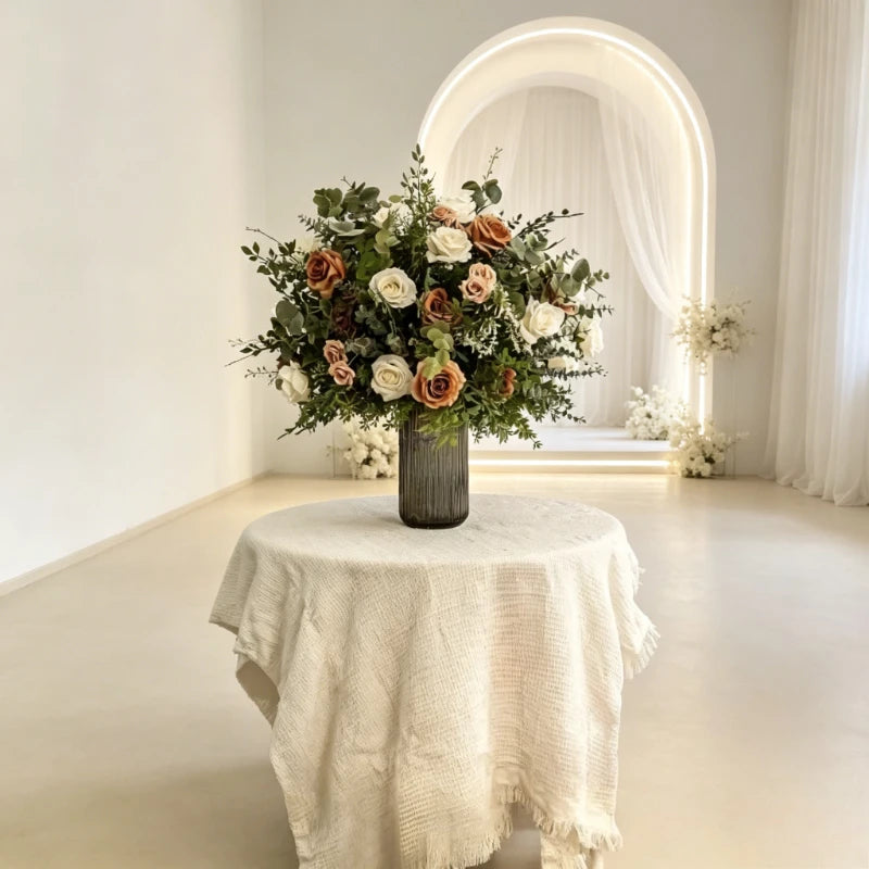 Neutral Toned Floral Arrangement Set