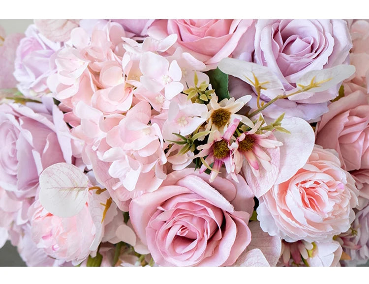 Pink Purple Flower Arrangement Pieces