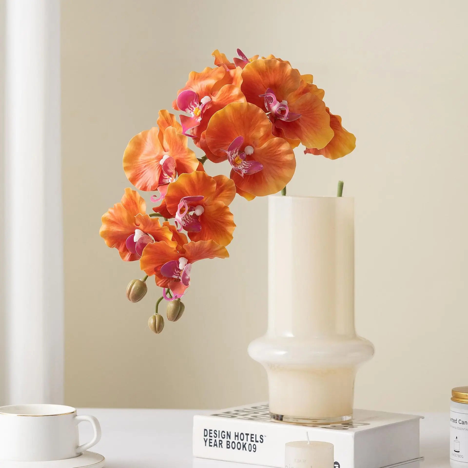 38in Artificial Phalaenopsis Orchid