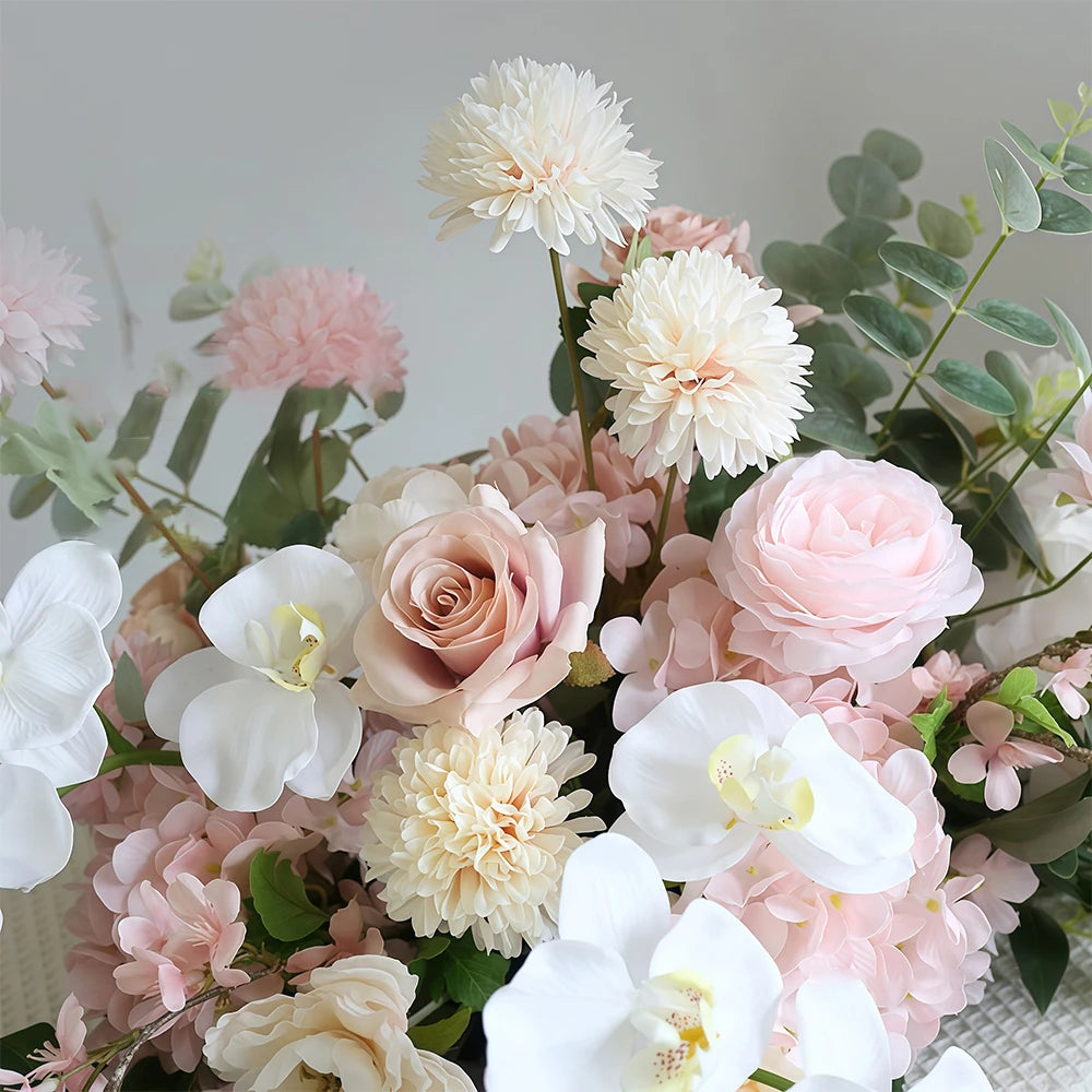Romantic Pastel Floral Arrangement Set