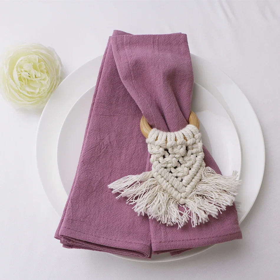 Elegant Cotton Table Napkins for Dining Setup