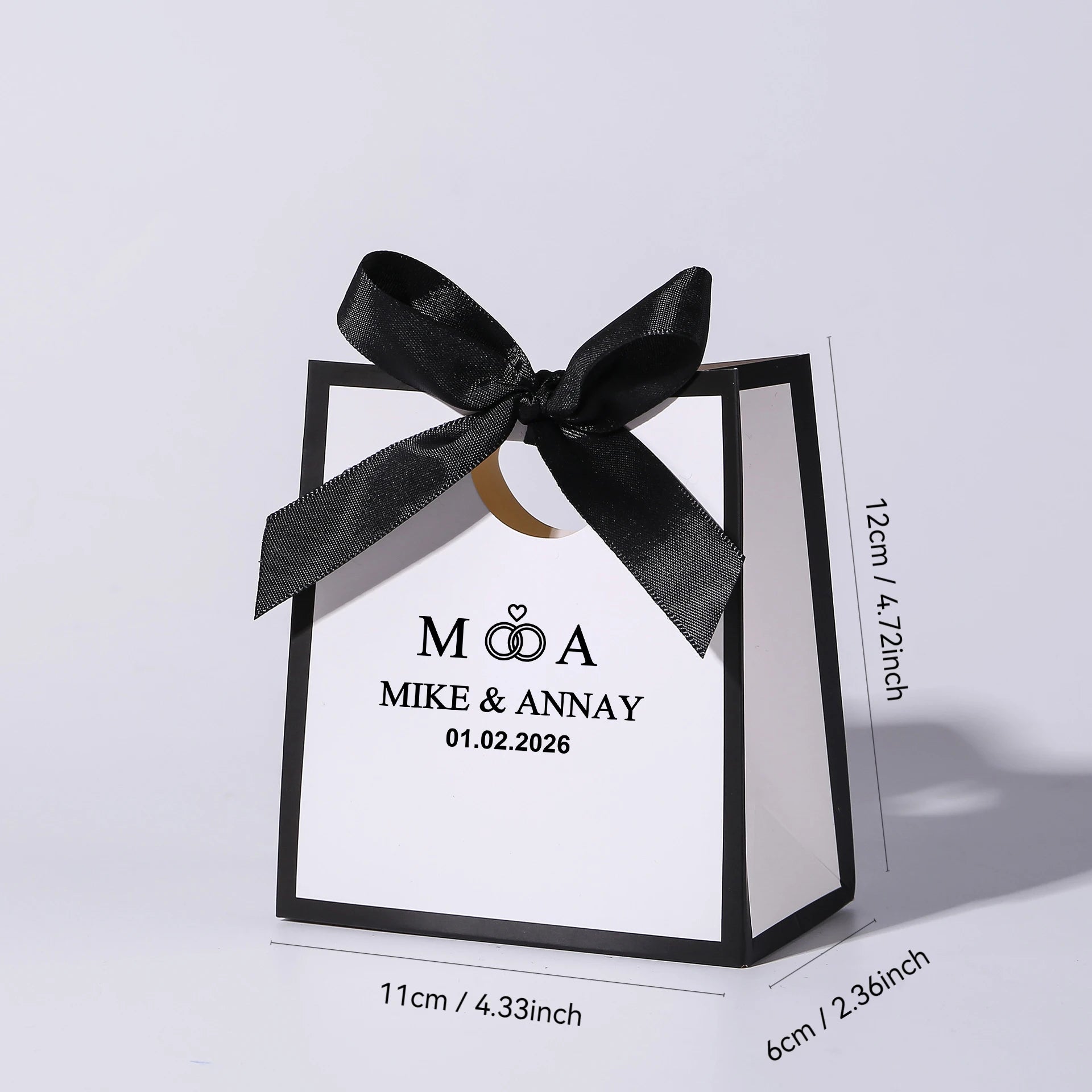 Customizable Wedding Favor Small Gift Bags