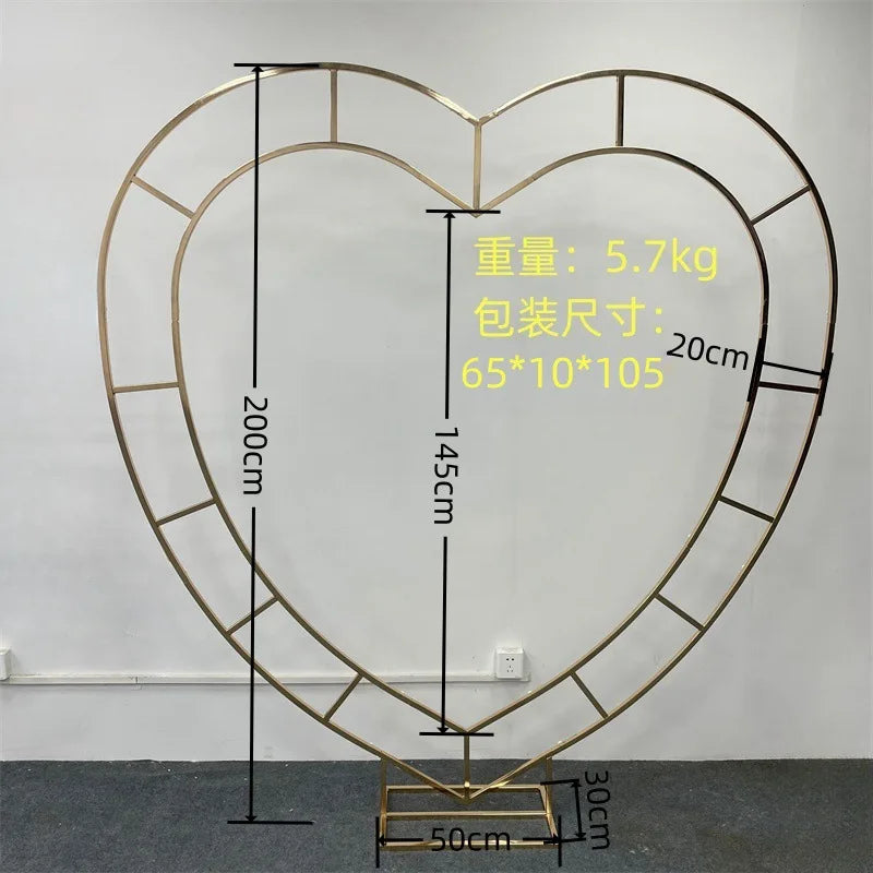 Metal Wedding Arch Screen Backdrop Decoration Frame