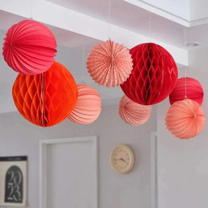Chinese Lanterns Wedding Events Holiday Celebration Showcase Window Ha