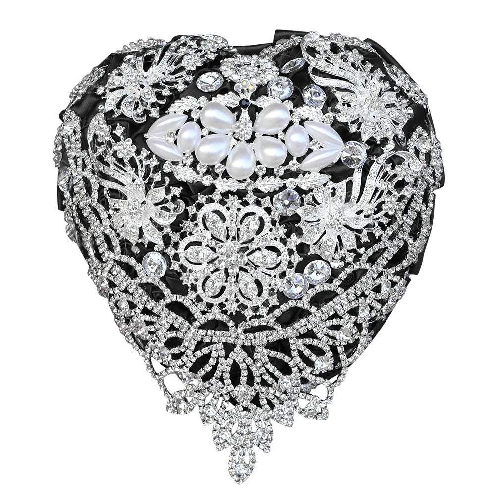 Heart Shape Brooch Bridal Bouquet