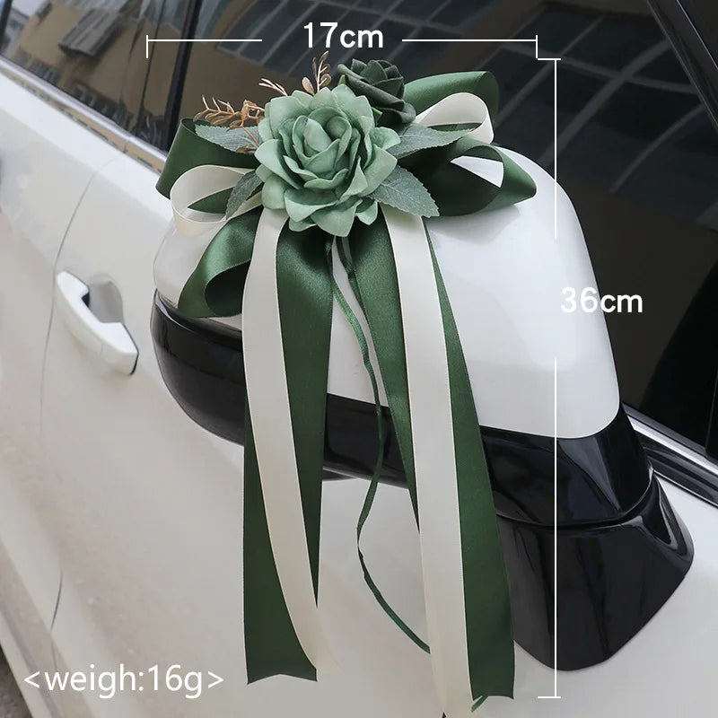 Wedding Car Flower Decoration Set