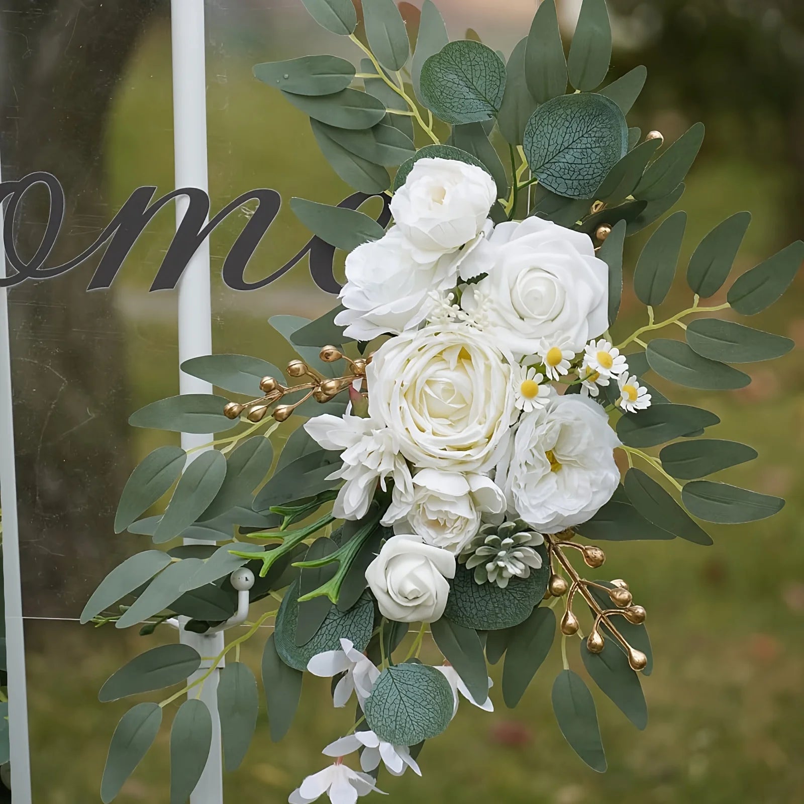 Decorative Wedding Floral Arrangement Backdrop Decor