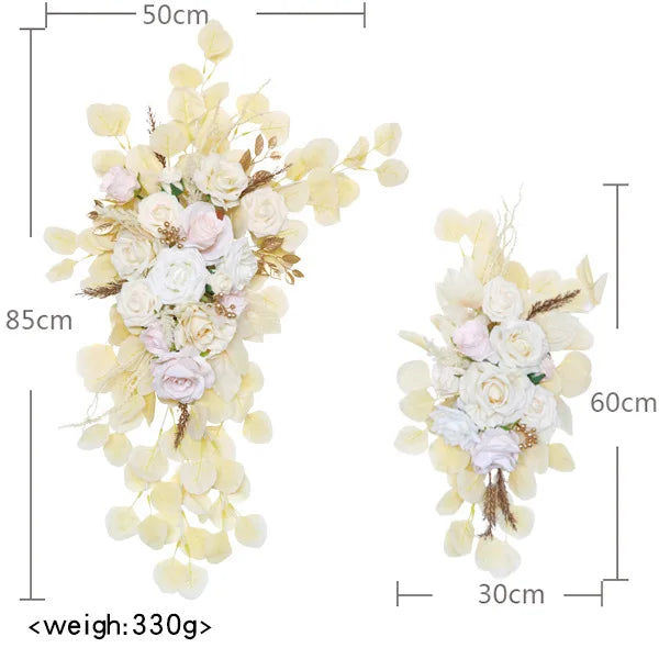 Arch Flower Swag Wedding Decoration Rose Floral