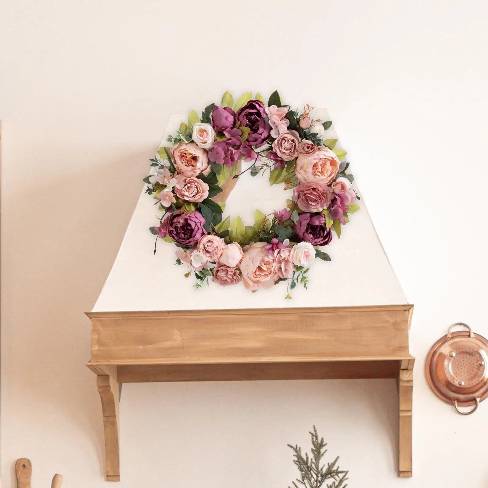 Premium Peony Door Wreath