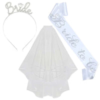 3pcs Wedding Engagement Party Bridal Shower Decorations Supplies Bride