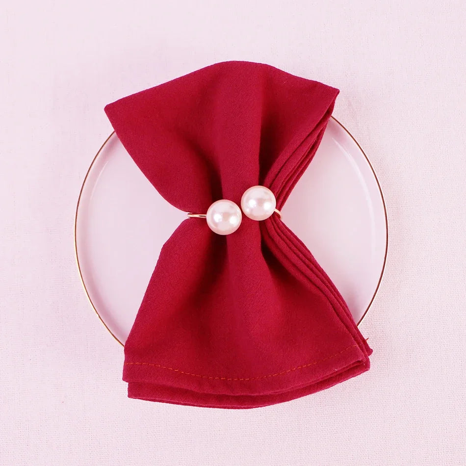 Elegant Cotton Table Napkins for Dining Setup