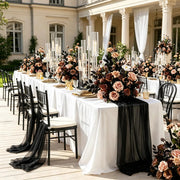 Mocha & Blush Rose Artificial Floral Arrangement