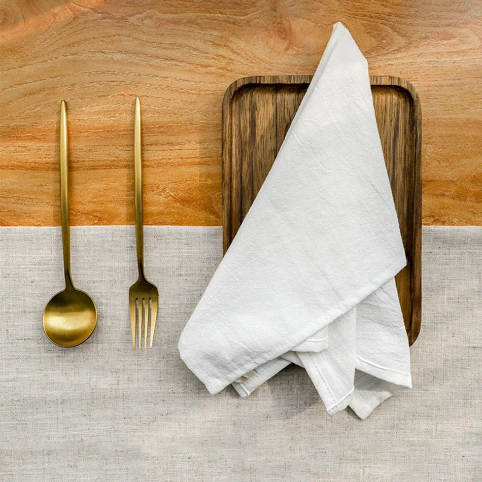 Elegant Cotton Table Napkins for Dining Setup