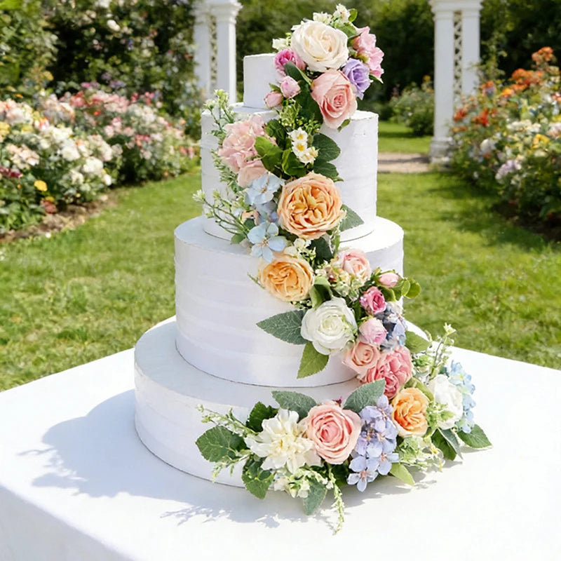 Floral Wedding Cake Topper