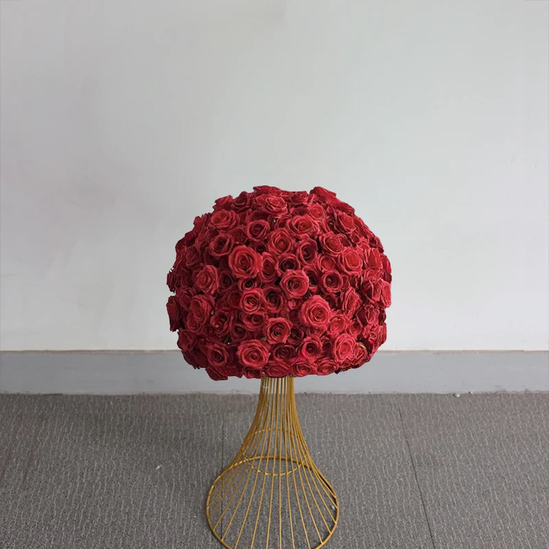 Premium Rose Flower Ball Event Decoration Piece