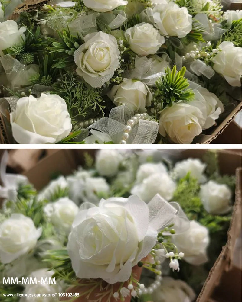 Wedding Boutonniere Corsage Set