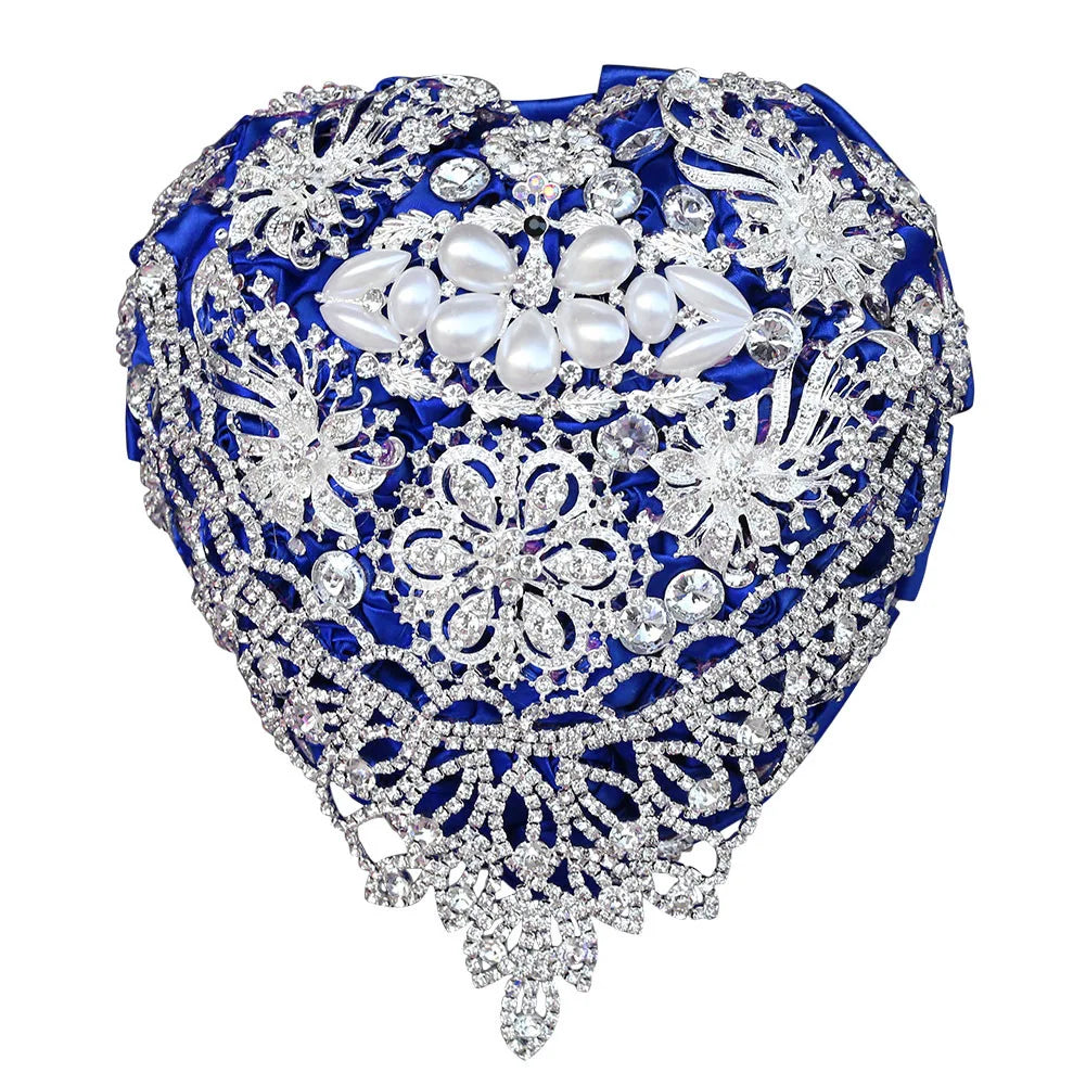 Heart Shape Brooch Bridal Bouquet