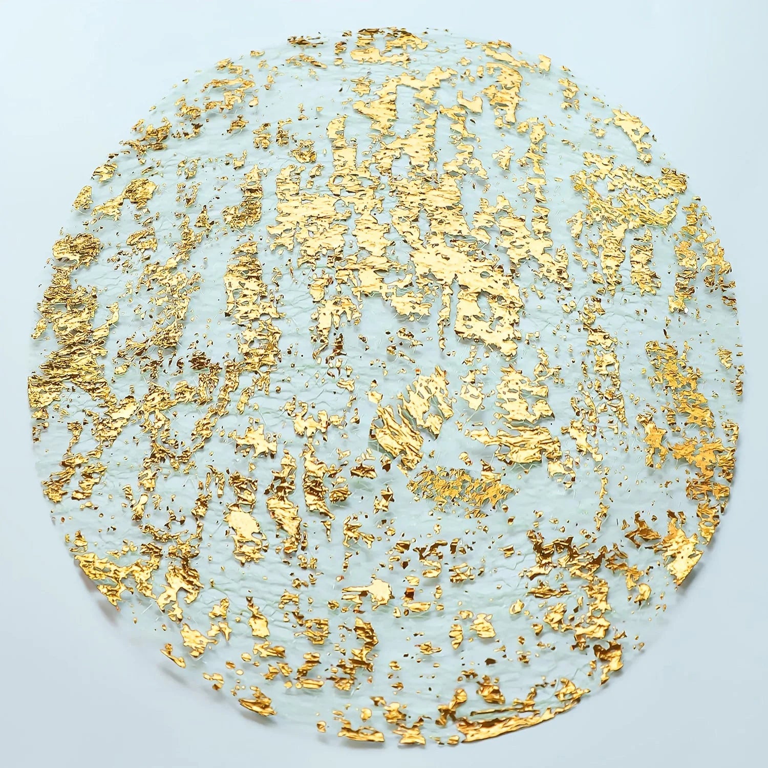 Luxury Gold Silver Foil Placemats Dining Table