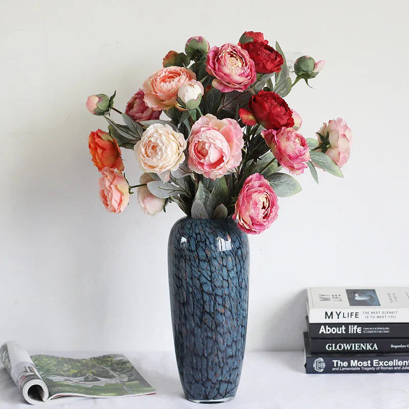 3 Head Artificial Peony Flowers