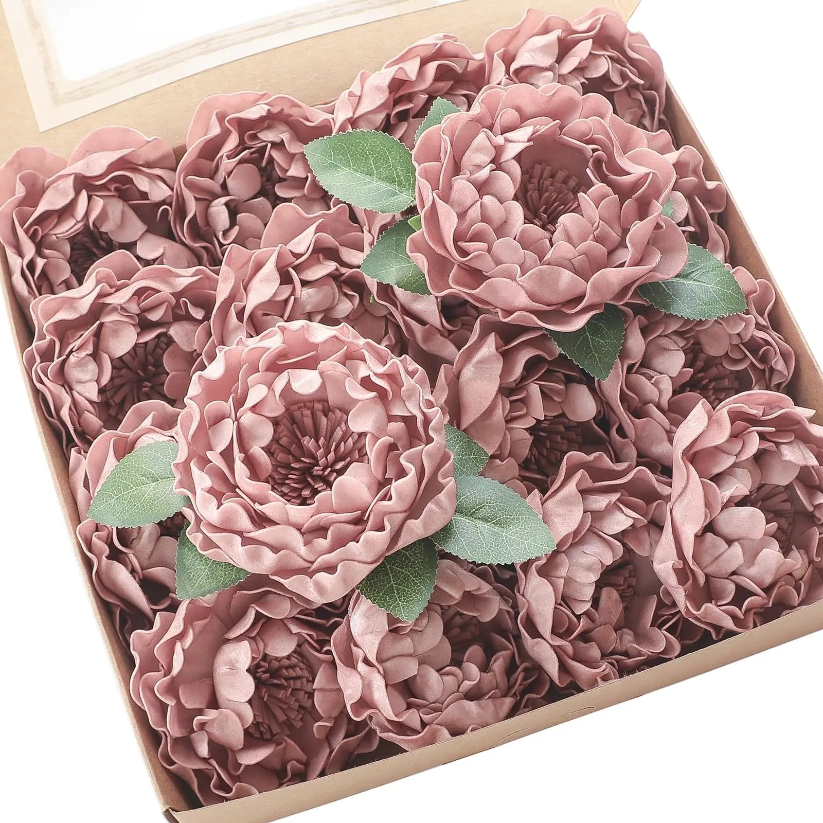 Dusty Rose Peony Flower Box