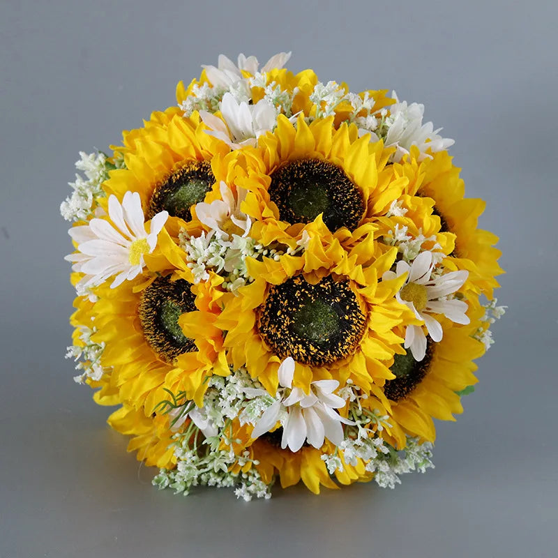 Sunflower Daisy Artificial Flower Bouquet