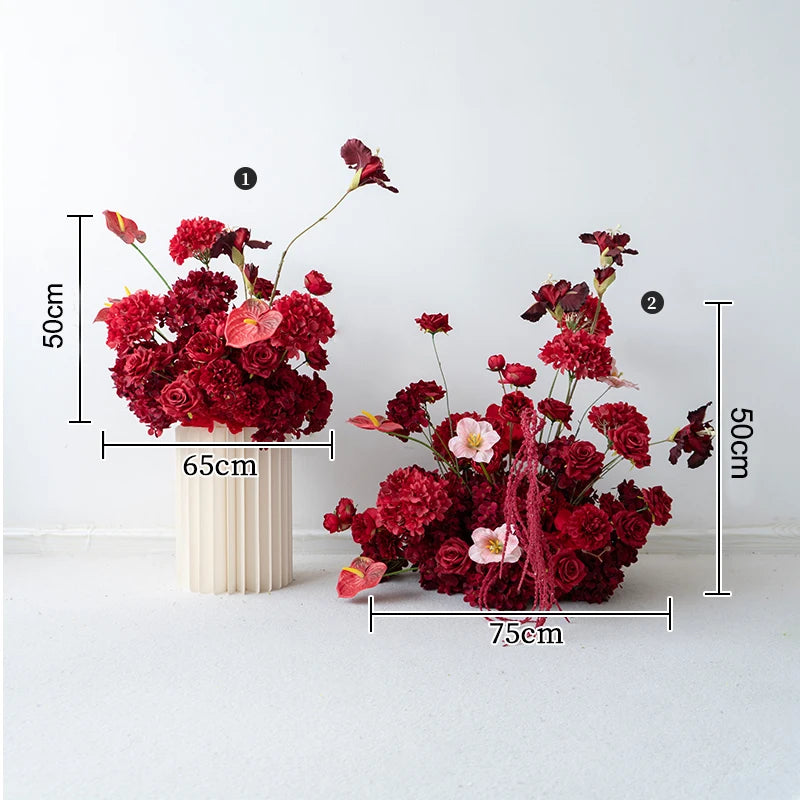 5D  Luxury Colorful Wedding Backdrop Arch KT Board Decor Floral Arrang