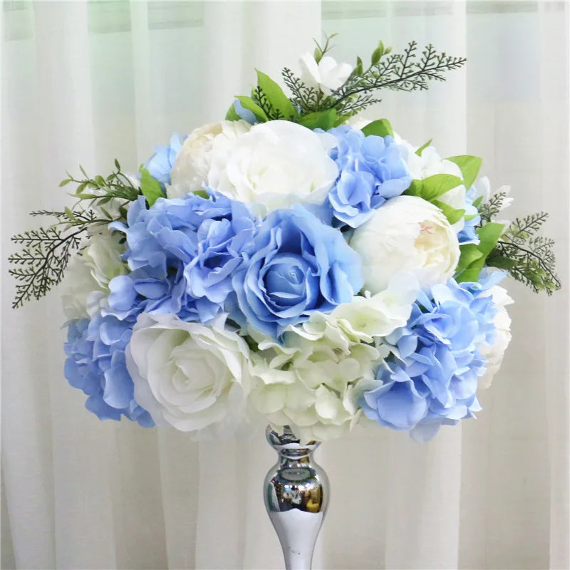 Silk Floral Ball Centerpieces — 35cm, 45cm & 50cm, Multiple Colors and Designs