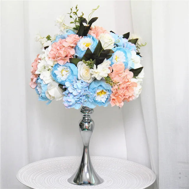 Silk Floral Ball Centerpieces — 35cm, 45cm & 50cm, Multiple Colors and Designs